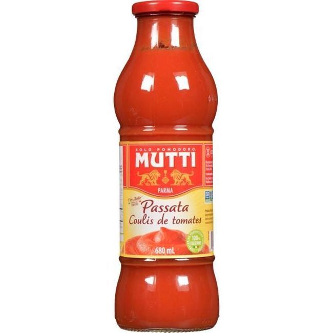 Mutti Sauce Pour Pâtes Aux Tomates, 680 G -- 12 Par Caisse