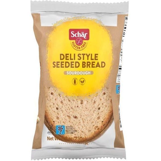 Dr. Schar Gluten Free Deli Style Seeded Bread, 8.8 Oz -- 5 Per Case