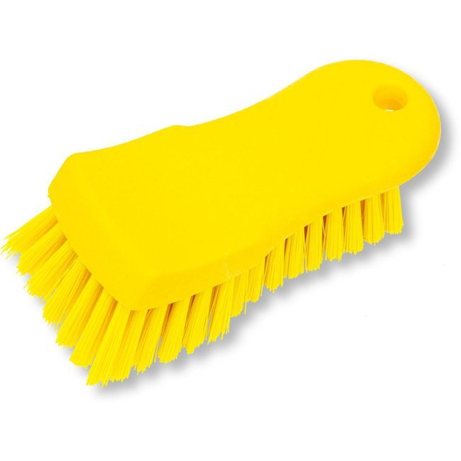 Carlisle 40521ec04 Sparta Polypropylene Yellow Cutting Board Brush, 6 In Length