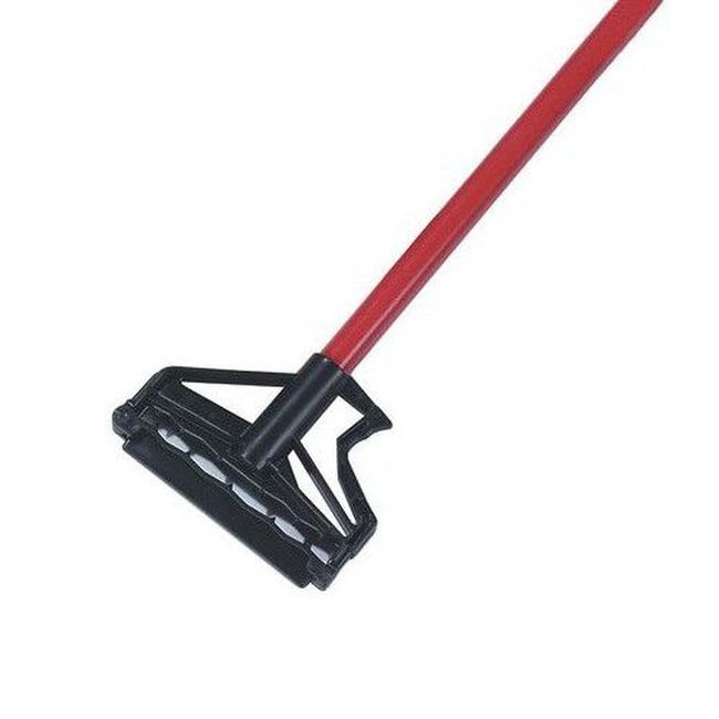 Carlisle 4166405 Sparta Spectrum Quik-release Red Fiberglass Mop Handle Only, 60 In Long
