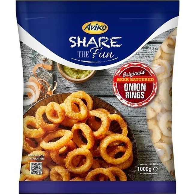 Aviko Beer Battered Onion Rings, 1000 G -- 6 Per Case
