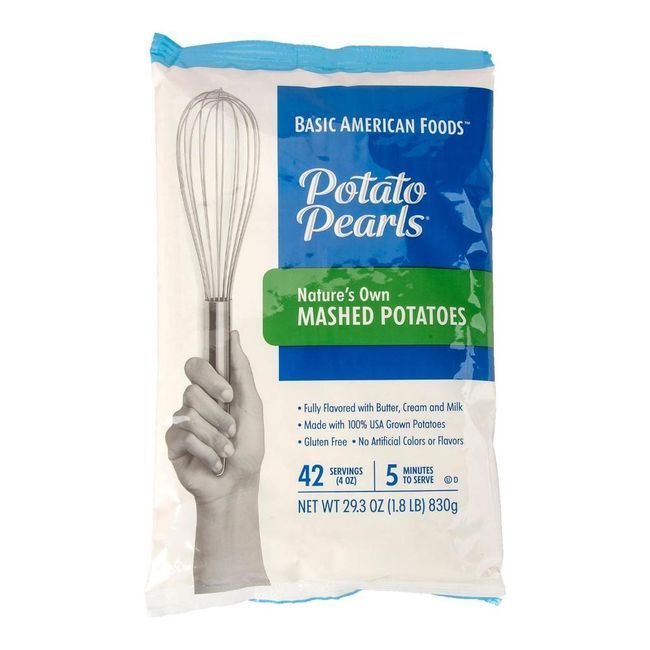 Basic American Potato Pearls Natures Own Mashed Potatoes, 0.831 Kg -- 10 Per Case