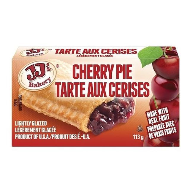 Jj's Bakery Cherry Pie, 113 G -- 48 Per Case