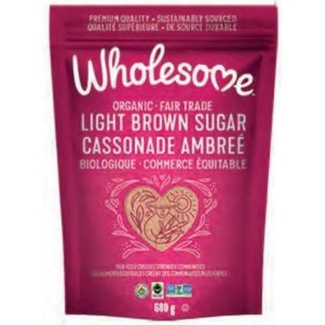 Wholesome Sucre Brun Clair Biologique, 680 G -- 6 Par Boîte