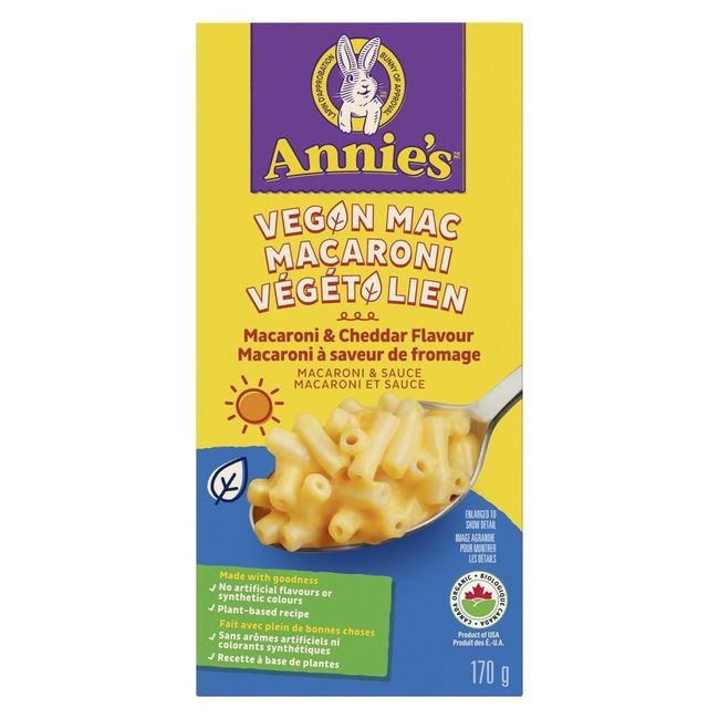 Annie's Vegan Cheddar Mac And Cheese, 170 G -- 12 Per Case