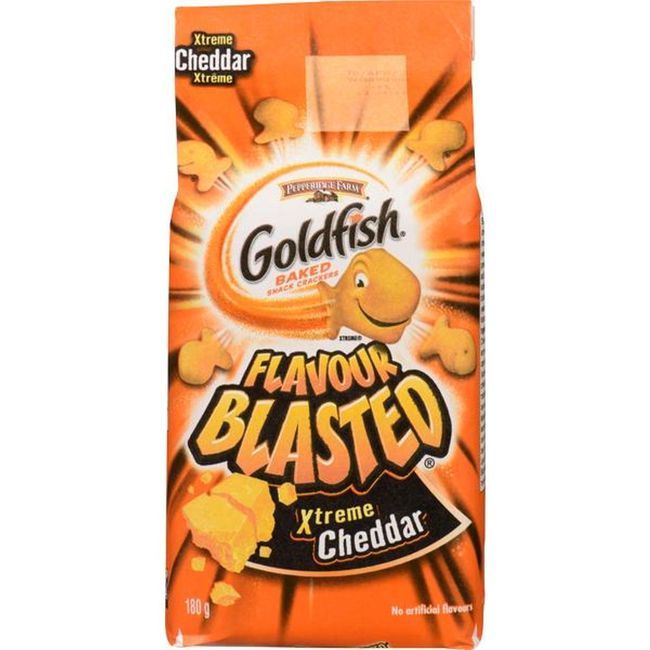 Pepperidge Farm Craquelins Au Fromage Cheddar Goldfish Xtreme, 180 G -- 12 Par Boîte