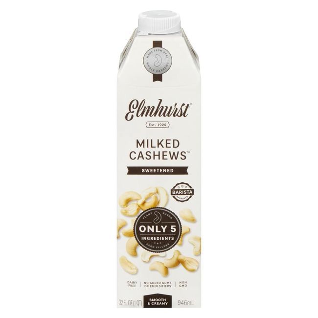 Elmhurst Boisson Au Lait De Cajou Sucrée 1925, 946 Ml -- 6 Par Caisse