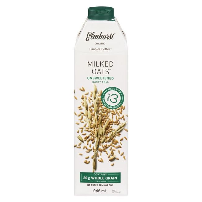 Elmhurst Flocons D'avoine Au Lait Non Sucrés 1925, 946 Ml -- 6 Par Boîte