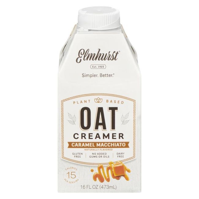 Elmhurst 1925 Caramel Macchiato Oat Creamer, 473 Ml -- 6 Per Case