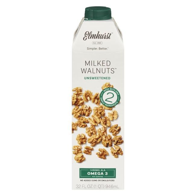 Elmhurst 1925 Unsweetened Milked Walnuts, 946 Ml -- 6 Per Case