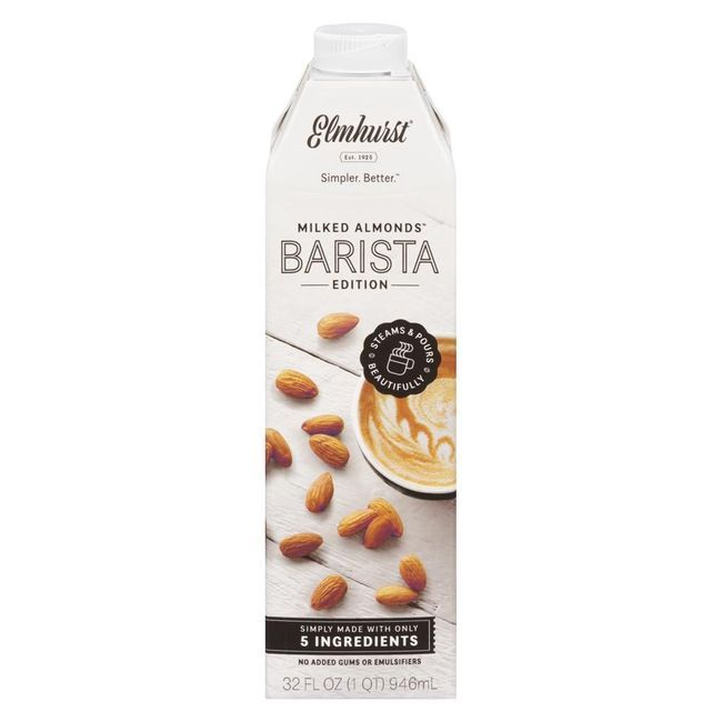 Elmhurst 1925 Barista Edition Almond Milk, 946 Ml -- 6 Per Case