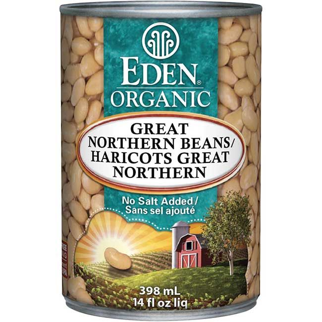 Eden Haricots Great Northern Biologiques, 398 Ml -- 12 Par Boîte
