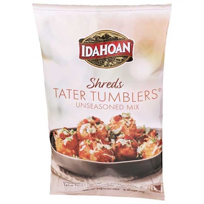 Idahoan Tater Tumblers Unseasoned Shred Mix, 31.2 Oz -- 4 Per Case