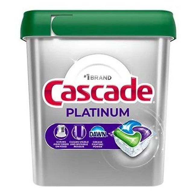 Cascade Platinum Actionpacs Fresh Scent Dishwasher Pods, 1.27 Kg -- 3 Per Case