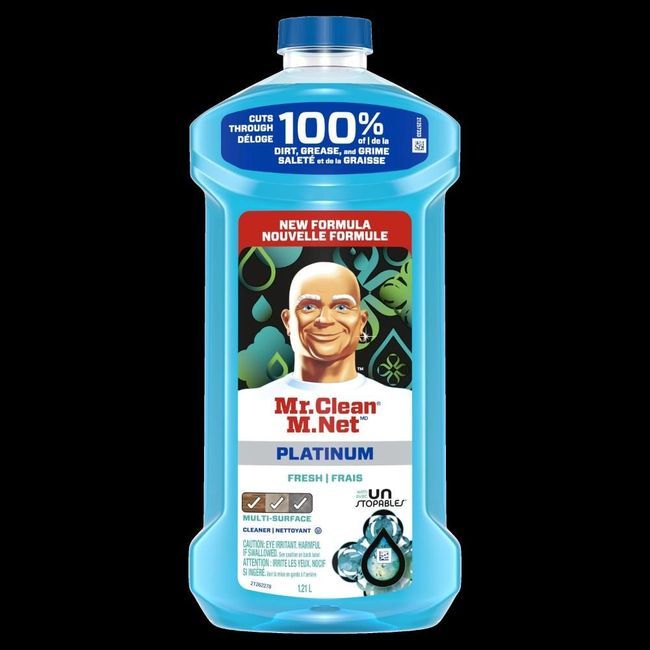 M.net Nettoyant Liquide Tout Usage Unstopables Fresh, 1,21 L -- 4 Par Boîte
