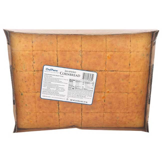 Chef Pierre Pain De Maïs Au Jalapeño, 64 Oz -- 4 Par Boîte