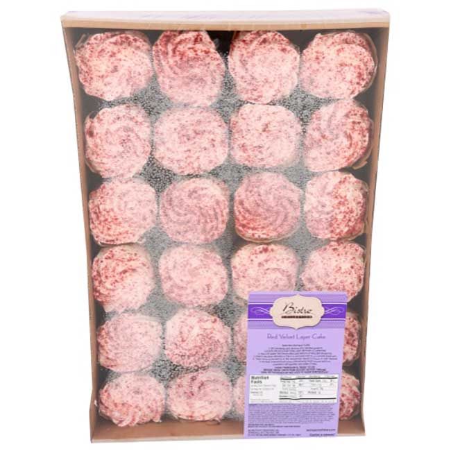 Bistro Collection Gâteau Individuel En Velours Rouge, 0,156 Lb -- 24 Par Boîte