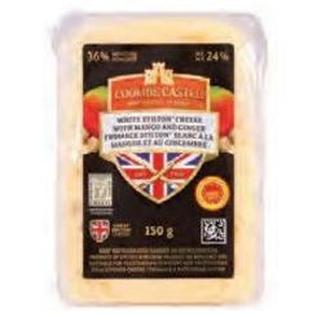 Coombe Castle Fromage Stilton Blanc Aux Myrtilles, 150 G -- 12 Par Boîte