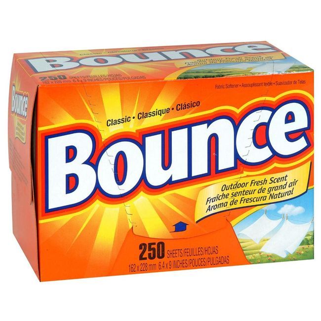 Bounce Outdoor Fresh Fabric Softener Sheet, 200 Count -- 6 Per Case