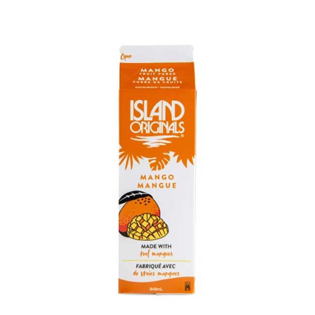 Island Originals Mango Fruit Puree Beverage Mix, 32 Oz -- 12 Per Case