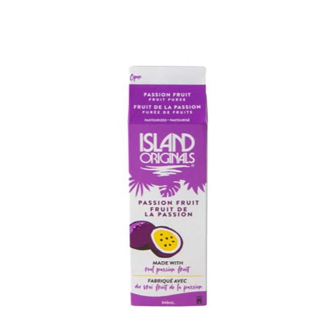 Island Originals Passion Fruit Fruit Puree Beverage Mix, 32 Oz -- 12 Per Case