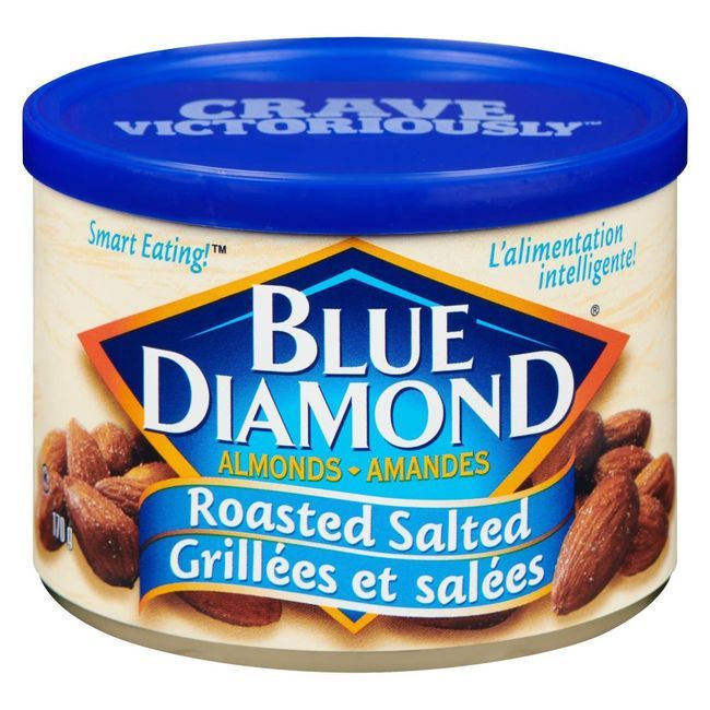 Blue Diamond Amandes Grillées Salées, 170 G -- 12 Par Boîte