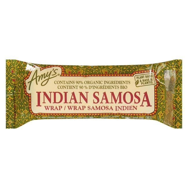 Amy's Kitchen Indian Samosa Wrap, 142 G -- 12 Per Case