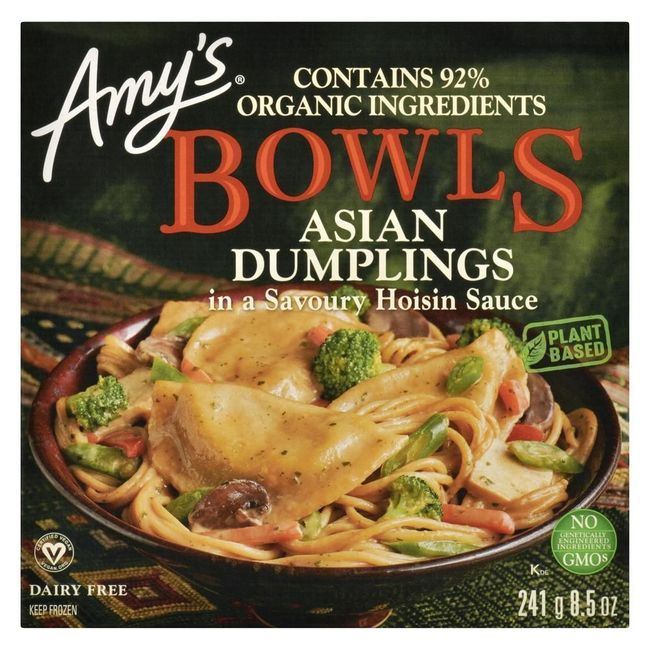Amy's Asian Dumpling Bowl, 8.5 Oz -- 12 Per Case