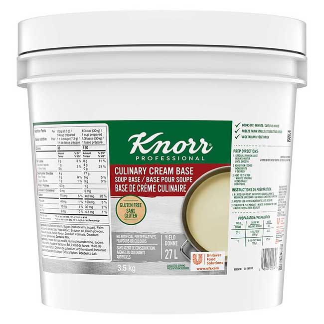 Knorr Professional Culinary Cream Base, 3.5 Kg