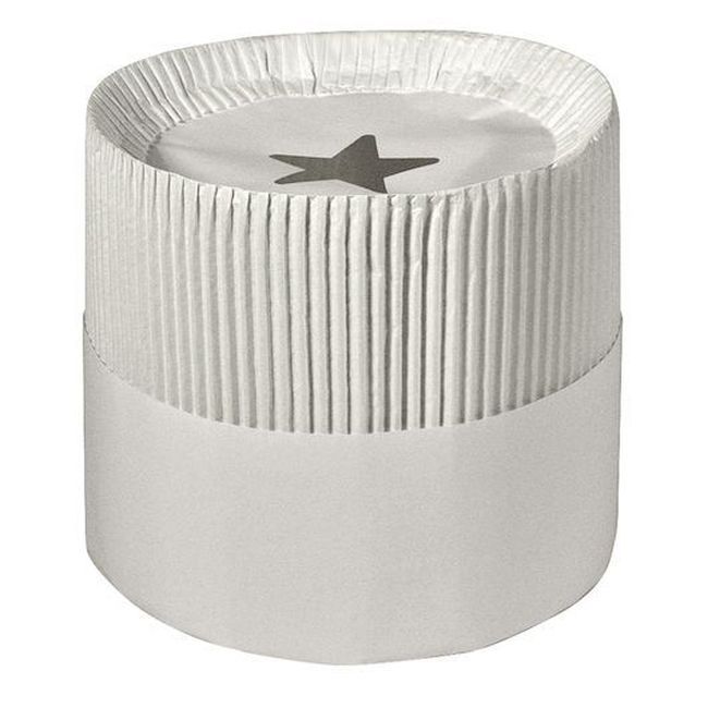 Disco 7 In White Chef Hat, 12 Count