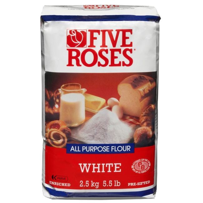 Five Roses White All Purpose Flour, 2.5 Kg -- 10 Per Case