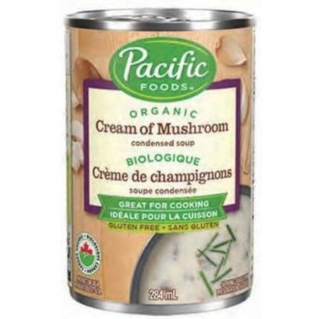 Pacific Foods Soupe Condensée Aux Champignons Biologiques, 284 Ml -- 12 Par Boîte