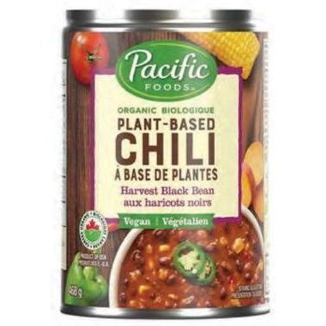 Pacific Foods Soupe Chili Aux Haricots Noirs Biologiques, 468 G -- 12 Par Boîte