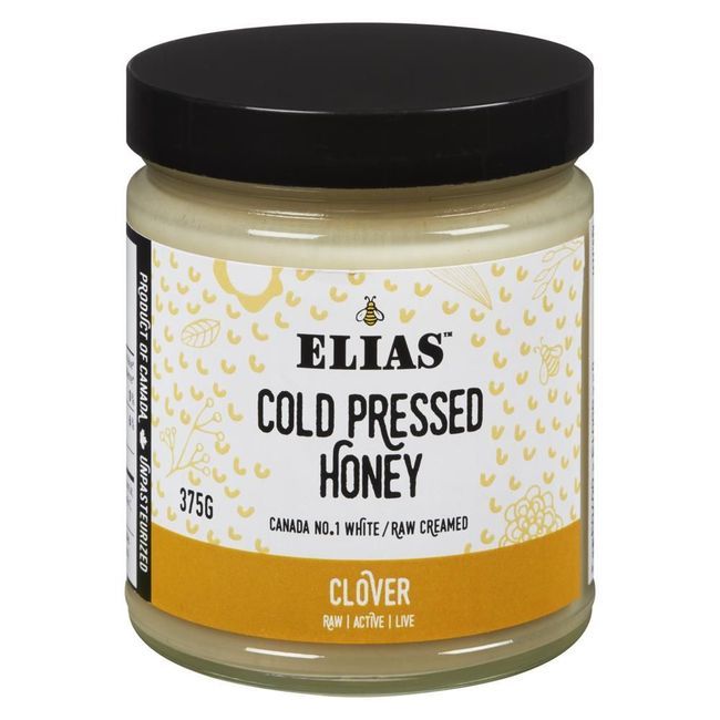 Elias Honey Cold Pressed Clover Honey, 375 G -- 12 Per Case