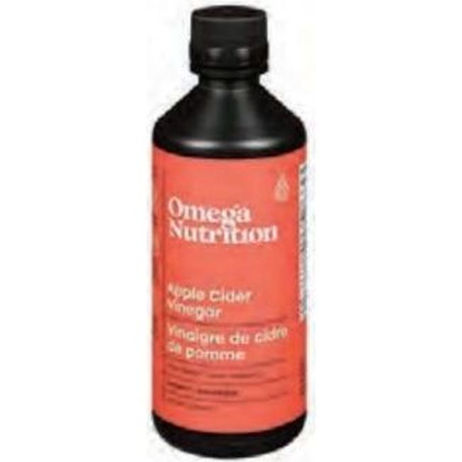 Omega Nutrition Apple Cider Vinegar, 355 Ml -- 12 Per Case