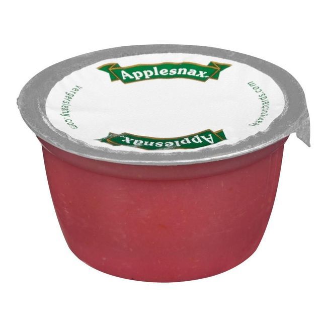 Delipomme Collation Aux Fruits Sans Sucre, Pomme Et Fraise, 113 G -- 72 Par Boîte