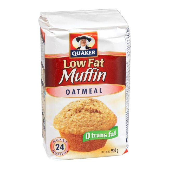 Quaker Préparation Pour Muffins À L'avoine Faible En Gras, 900 G -- 12 Par Boîte