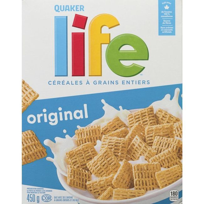 Quaker Life Original Cereal, 450 G -- 12 Per Case