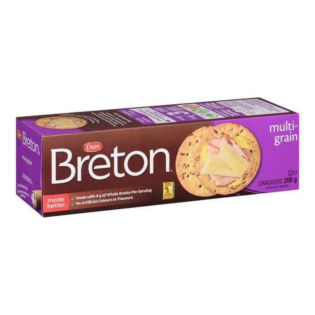 Breton Craquelins Multigrains, 200 G -- 12 Par Boîte