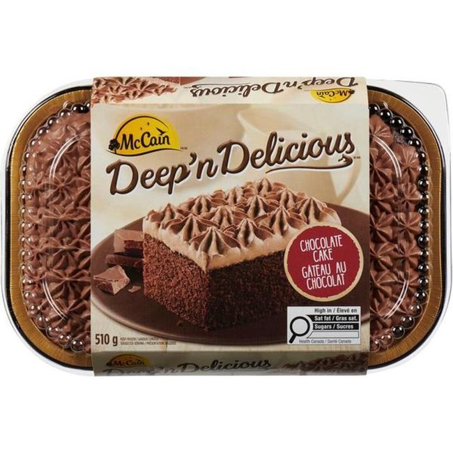 Deep'n Delicious Gâteau Au Chocolat, 510 G -- 6 Par Boîte
