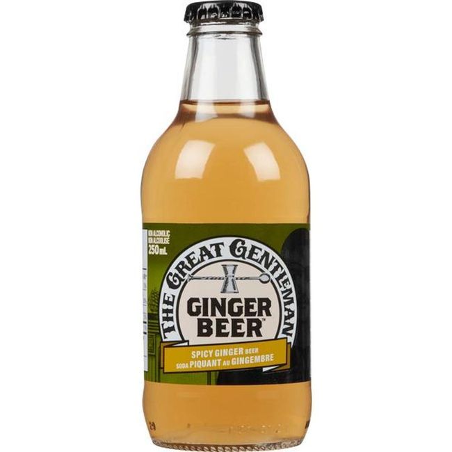 The Great Gentleman Spicy Ginger Beer Soft Drink, 250 Ml Glass Bottle -- 24 Per Case