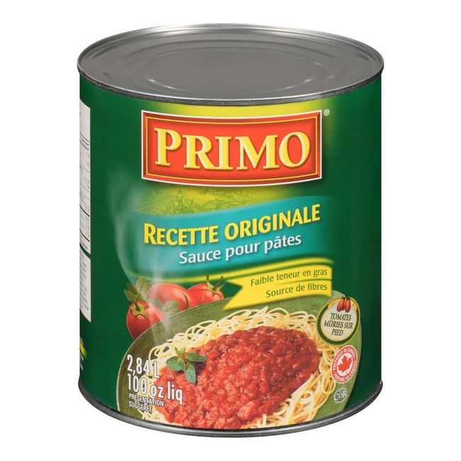 Primo Tomato Pasta Sauce, 2.84 L -- 6 Per Case