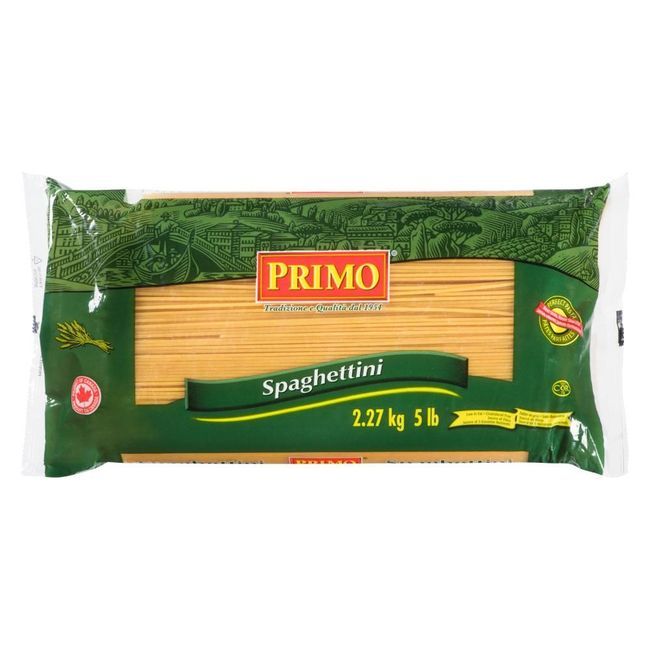 Primo Pâtes Longues Spaghettini 2a, 2,27 Kg -- 4 Par Caisse