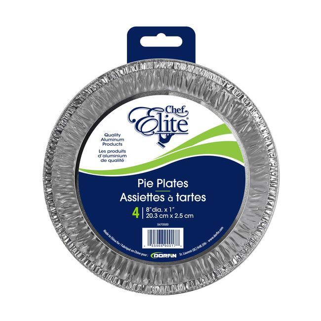 Chef Elite Pie Plate, 4 Count -- 24 Per Case