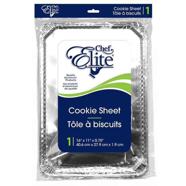 Chef Elite Plaque À Biscuits, 16 X 11 X 0,75 Po -- 50 Par Boîte