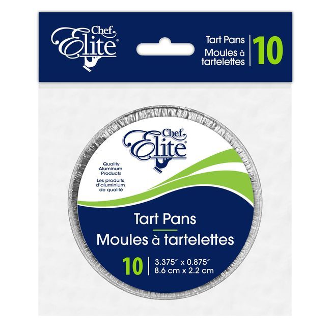 Chef Elite Small Tart Pan, 10 Count -- 24 Per Case