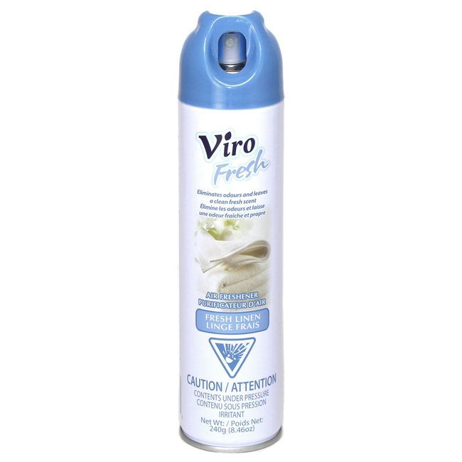 Viro Fresh Linen Air Freshener, 240 G -- 18 Per Case