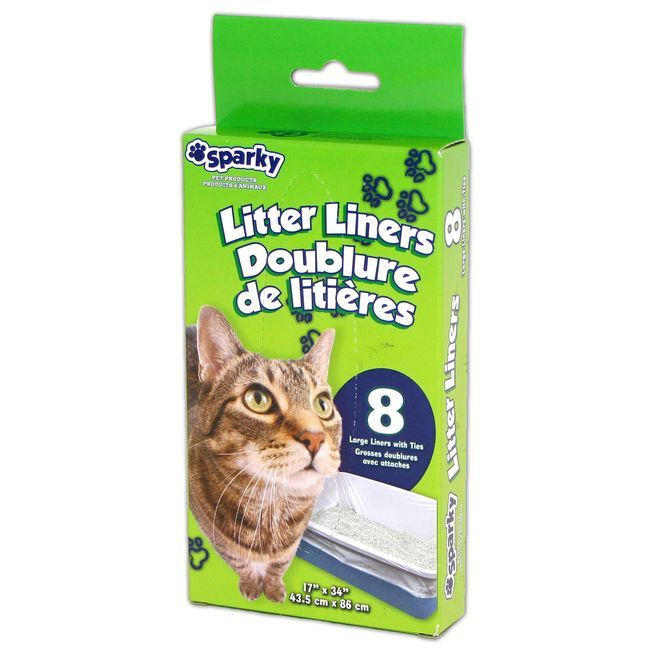 Sparky Litter Liners, 8 Count -- 24 Per Case