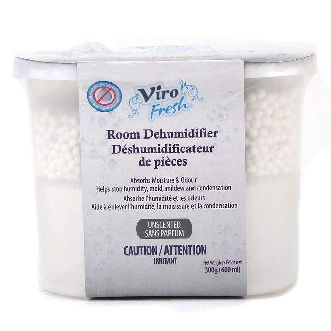 Viro Fresh Unscented Room Dehumidifiers, 300 G -- 24 Per Case