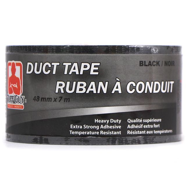 Tuff Guy Ruban Adhésif Noir, 48 Mm X 7 M -- 24 Par Boîte